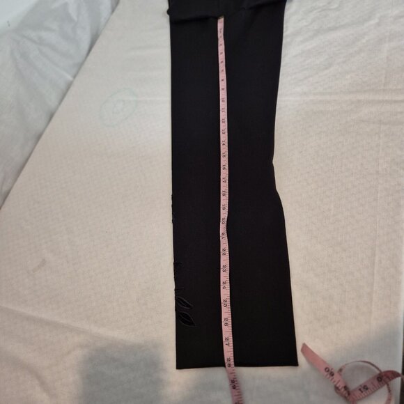 John Mark Women’s Black Dress Pants Size S With Embroidered Velvet Flowers (52) - Picture 11 of 12